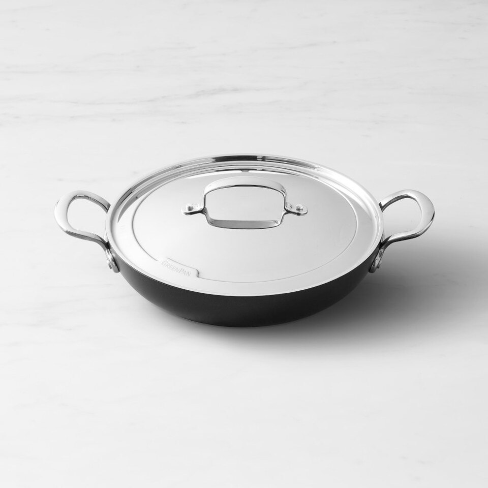 GreenPan™ Premiere Ceramic NonStick Outdoor/Indoor Covered Deep Skillet Williams Sonoma Australia